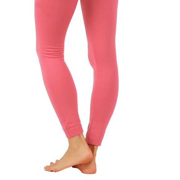 SEAMLESS Form Fitting Soft Fleece Leggings - Picture 3 of 5